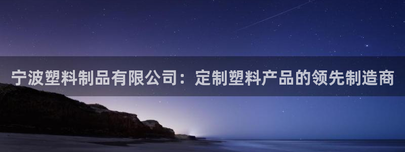 太阳集团贵宾网站：宁波塑料制品有限公司：定制塑料产品的领先制