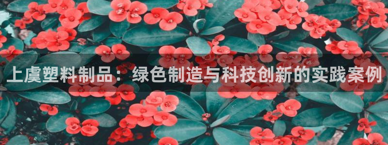 古天乐代言澳门太阳是真的吗：上虞塑料制品：绿色制造与科技创新
