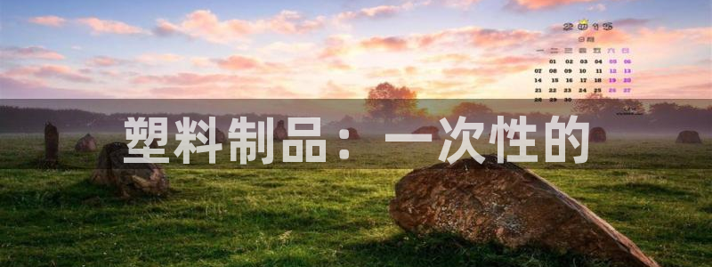 太阳成集团网站005：塑料制品：一次性的