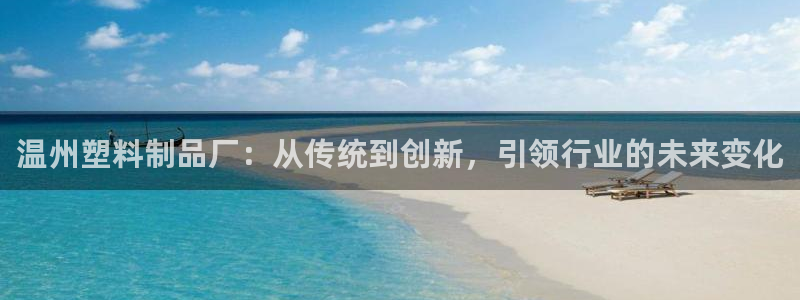 太阳集团网址8722：温州塑料制品厂：从传统到创新，引领行业