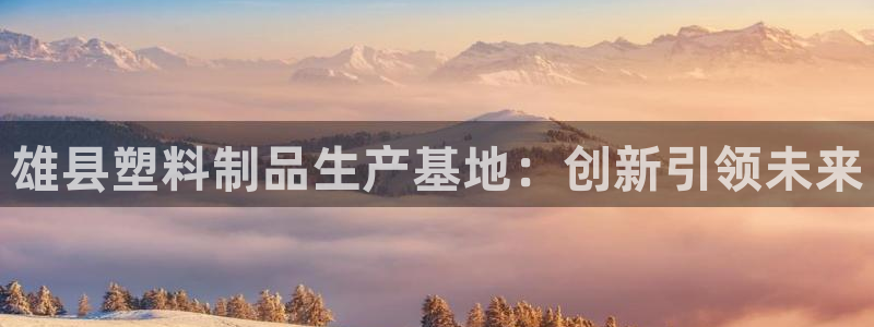 太阳诚集团是什么：雄县塑料制品生产基地：创新引领未来
