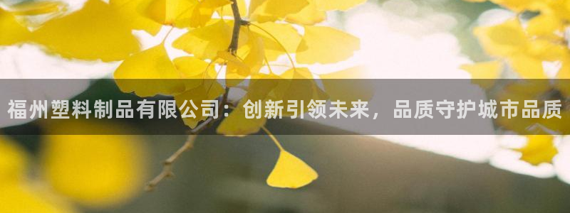 太阳集团房地产：福州塑料制品有限公司：创新引领未来，品质守护